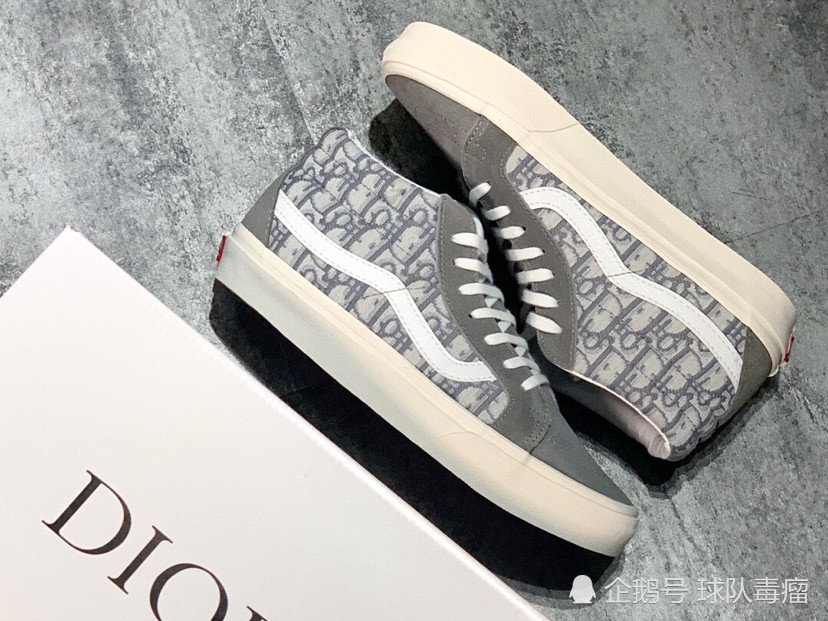 dior x vans mid 中帮 迪奥联名