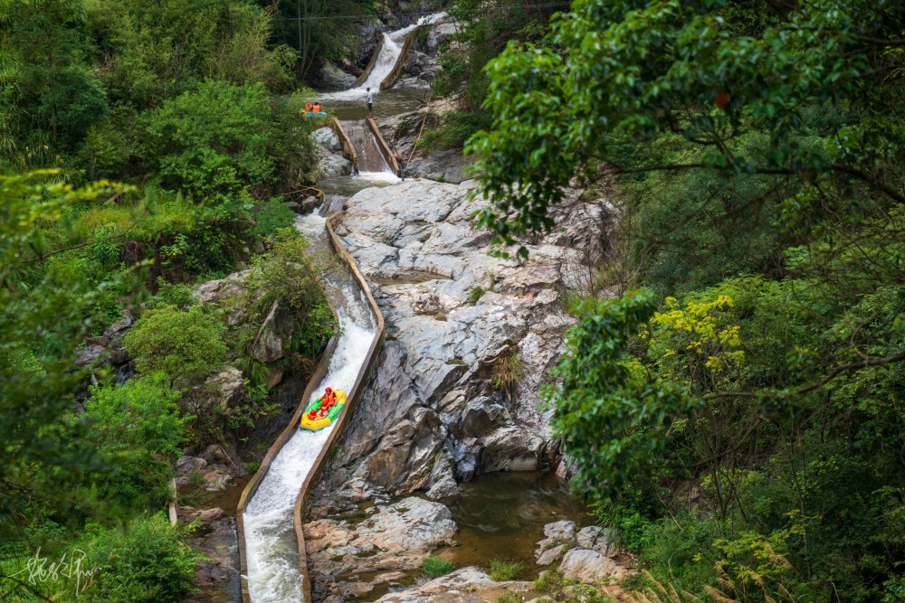 天柱山大峡谷,华东地区最奇丽壮观的峡谷水景