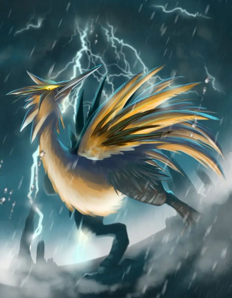 145 闪电鸟 同人合集 扇动翅膀就会落下雷声,制造夏天的暴风雨的传说