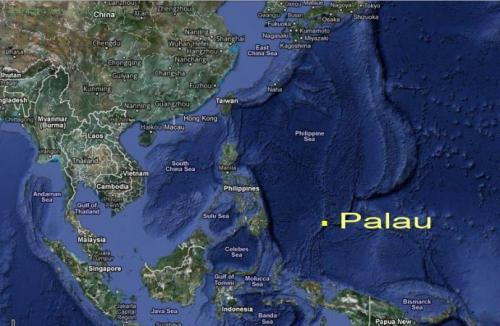 帕劳地理位置