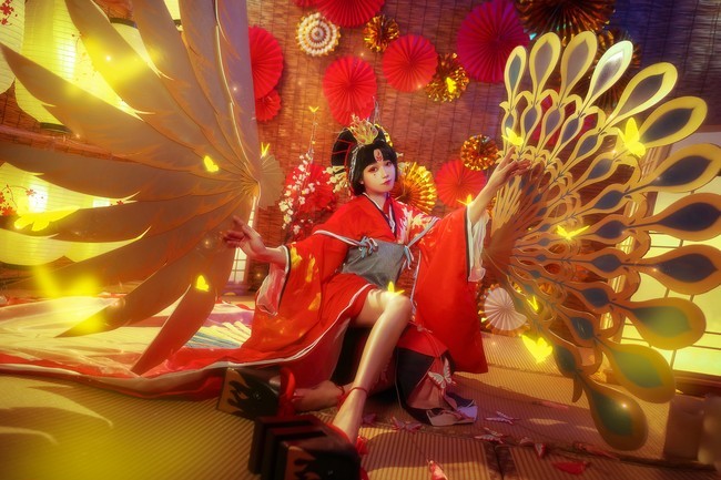cos:阴阳师·不知火·蝶步韶华