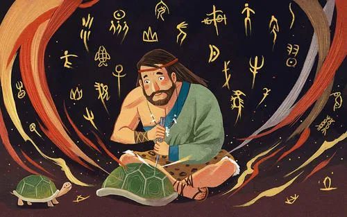 a30伏羲造字如果不是这位大神创文造字我们今天还是堆猴子