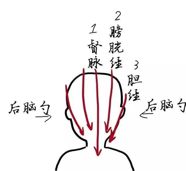 头顶痛,前额痛,后脑勺痛?用好"散淤法,3招止疼,妙啊