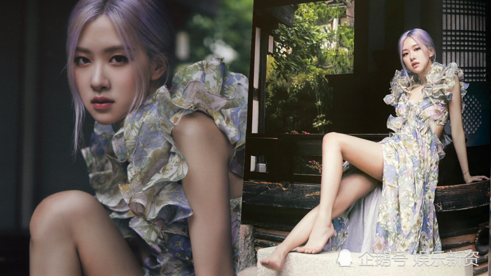 blackpink朴彩英最新写真,超美碎花连衣裙,竟然是粉丝