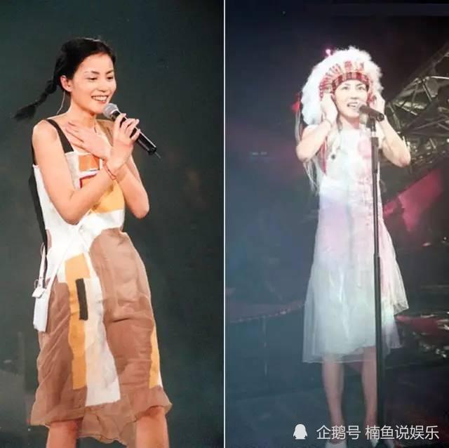 下图的造型还真的引领了一代潮流,在造型上,羽毛也是天后王菲的偏爱