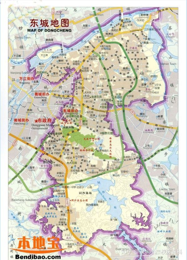 想在东莞买小产权房的朋友们请看过来,东莞地图全集,拿走不谢!