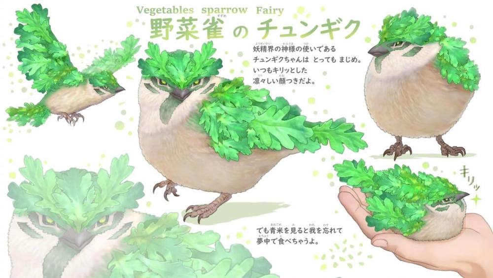 日本画师脑洞大开,把动物和蔬菜融为一体,这精细度不服不行