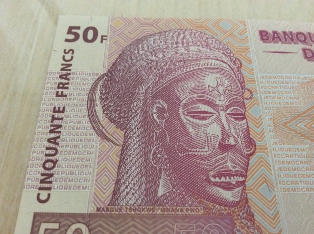 刚果金的货币50法郎