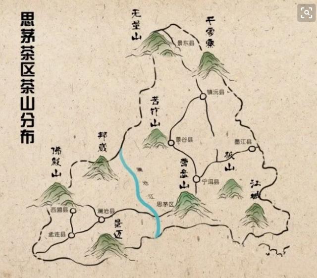 澜沧县代表为景迈古茶山