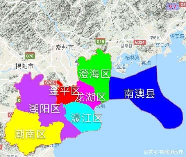 汕头轨道交通远景规划9条线路,6条城区轨道交通,3条市