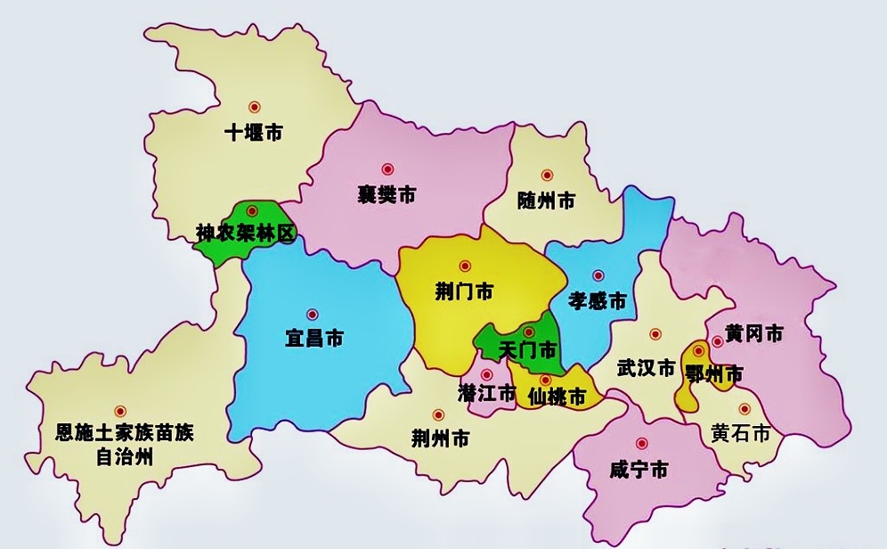 湖北地级市排名_湖北地级市图片(2)