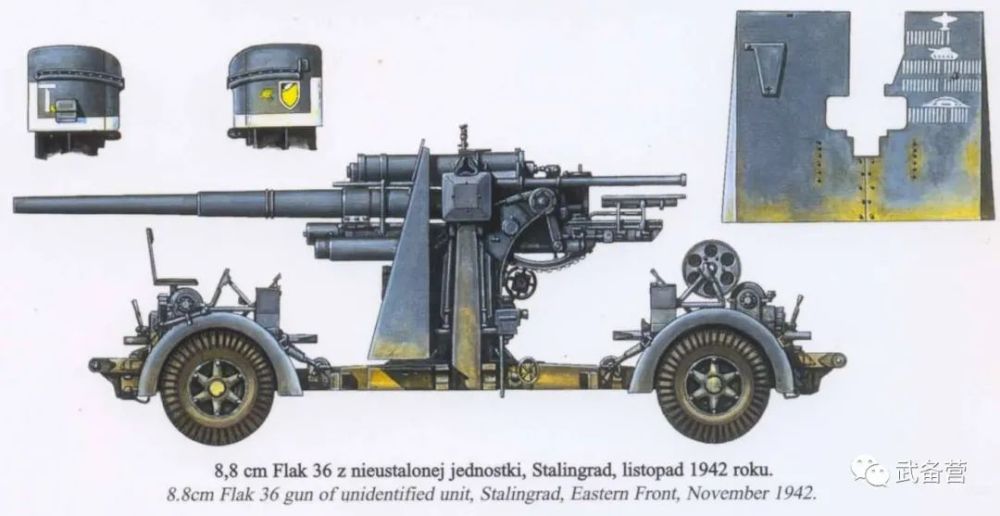 德国88毫米防空炮发展史,从flak18到flak41,逐渐蜕变的防空利器_腾讯