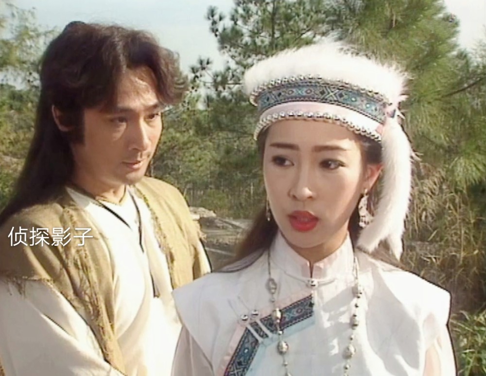 91年的古装剧《大地飞鹰》之黎美娴,一株双生花,开出两种颜色
