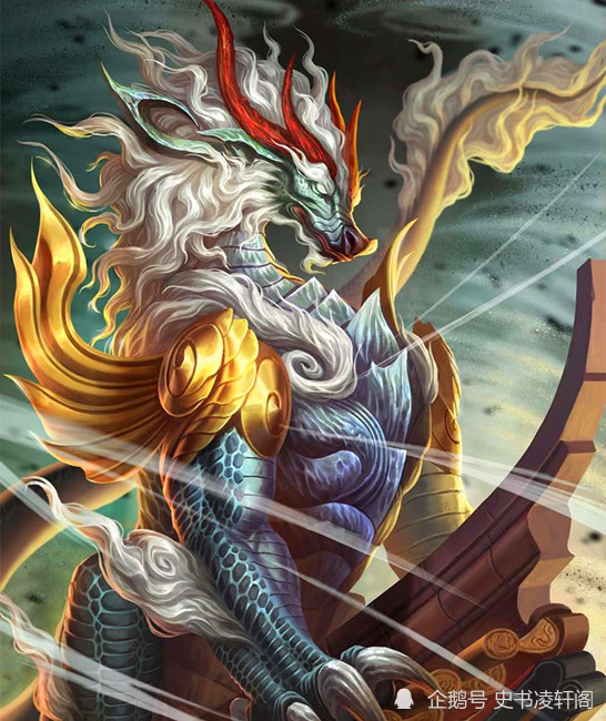 龙的二儿子,叫"睚眦",是龙跟狼妈妈生的.