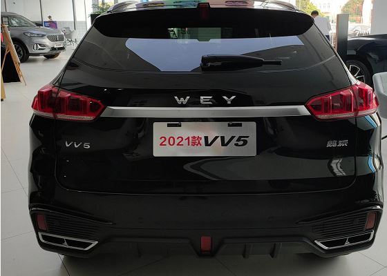 vv5到店,黑色涂装更大方,车长4462mm|紧凑型suv|长城wey vv5|长城汽车