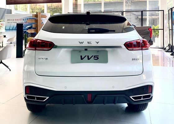 2021款长城wey vv5到店,黑色涂装更大方,车长4462mm