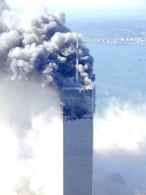 珍贵老照片 直击911袭击美国世贸中心大楼