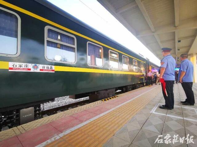 邯济铁路广平站20余年来首次开通客运业务 结束见车不能乘的历史