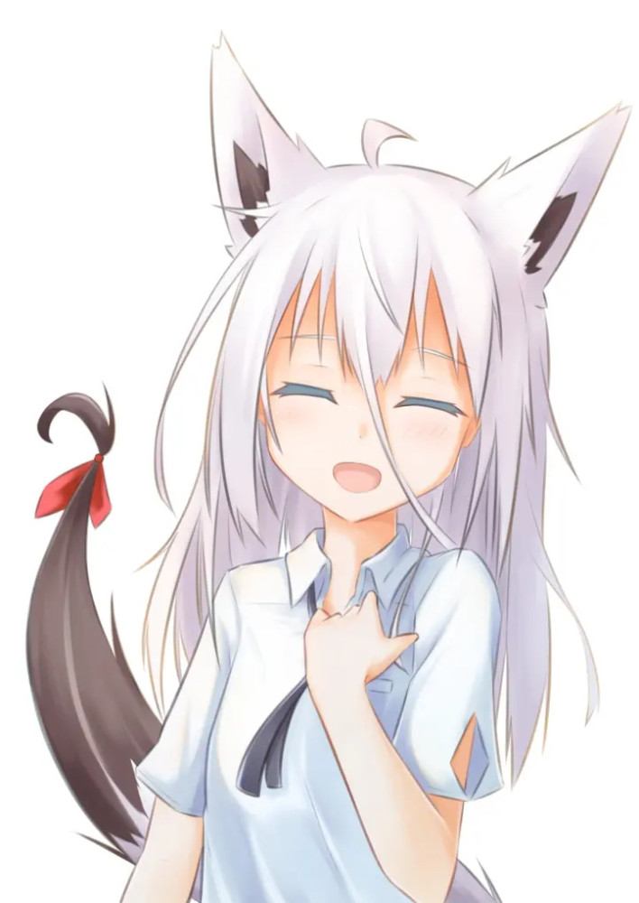 画师雪代ハク绘就的狐耳萌妹子