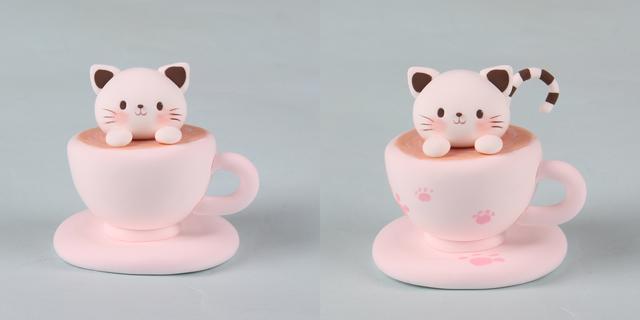 儿童抗菌粘土diy教程——咖啡小猫咪