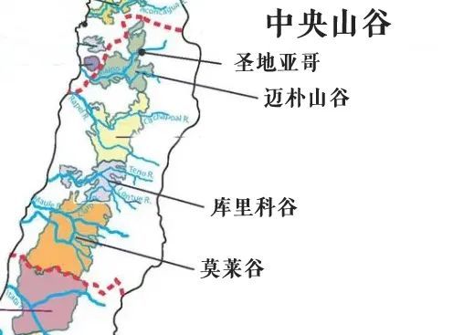 中央山谷:核心产区