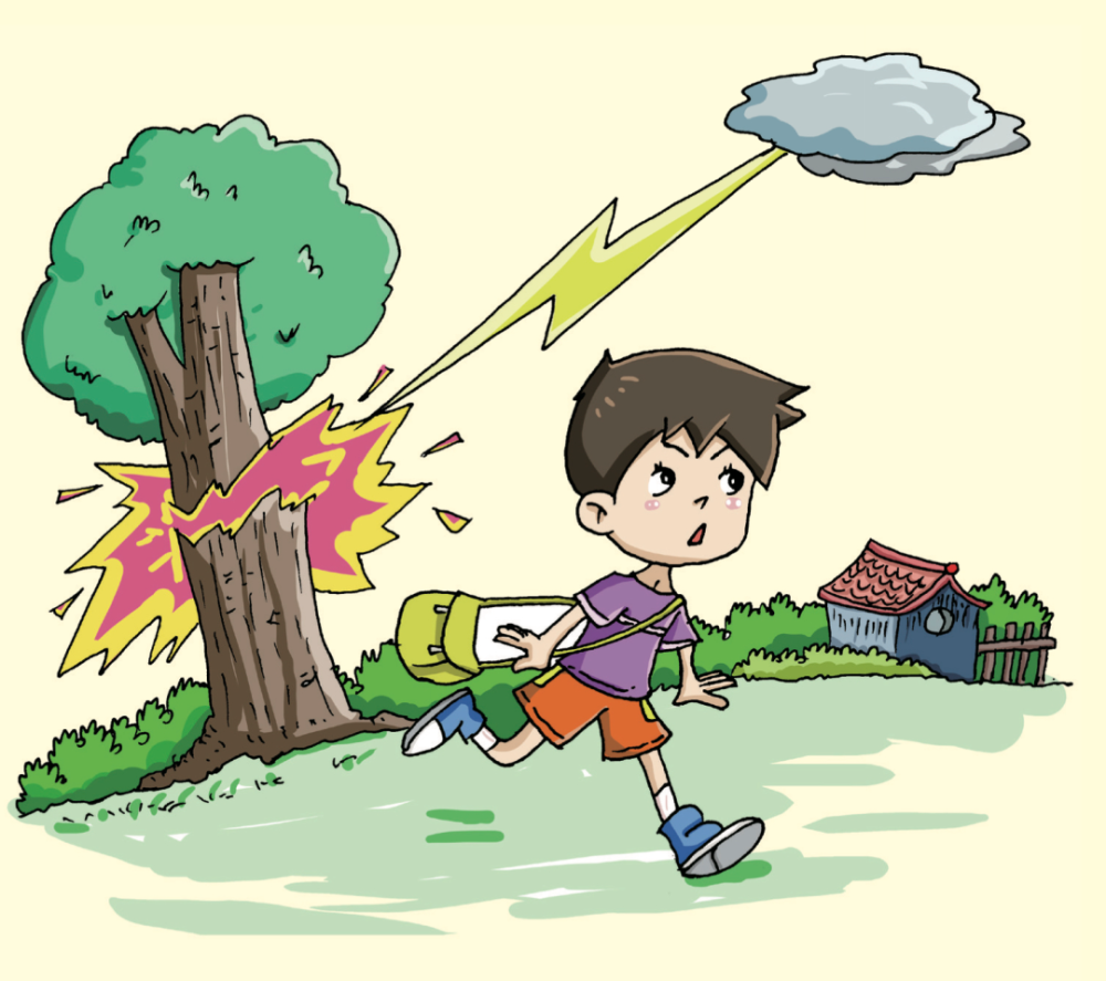 儿童安全锦囊:电闪雷鸣时应该注意什么?