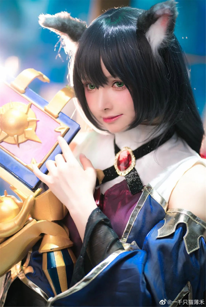小萝莉cos《公主连结!re:dive》凯露,长相挺萌的
