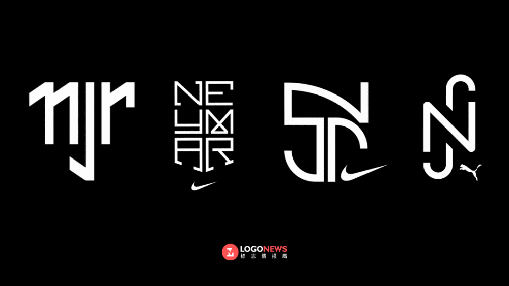 内马尔启用第四版个人专属logo,njr构成全新图案!