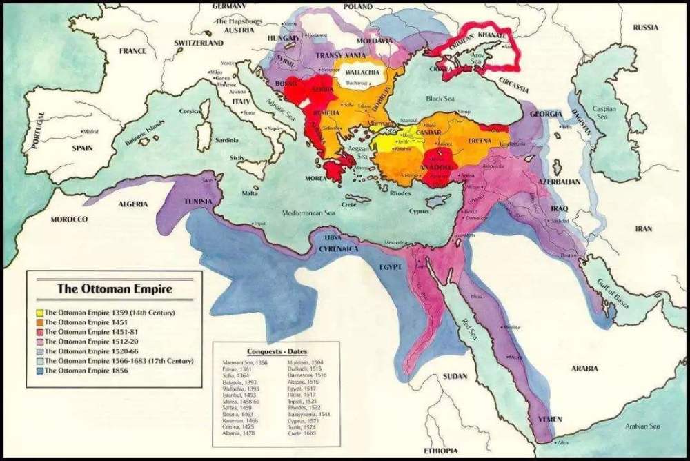 奥斯曼帝国的扩张进程
