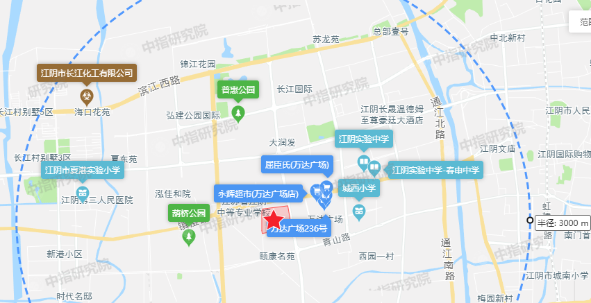 江阴市第五宗万元宅地!嘉宏集团19.08亿夺澄江街道133亩宅地