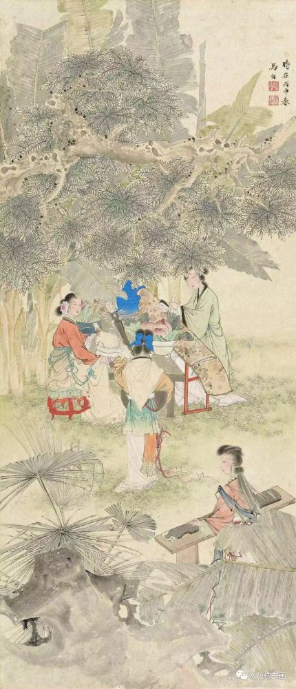 画家专栏│马白—仿古创新,清丽绝尘_腾讯新闻