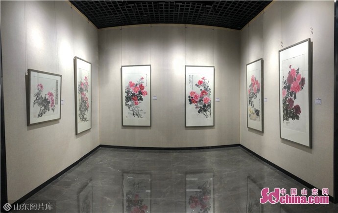 菏泽市书画专题创作展暨曹州书画院院藏作品专题展开幕