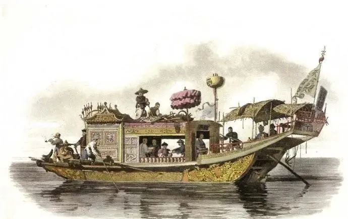 官船, 1793年 来源:史丛撷英