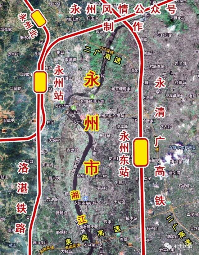 永州东部新高铁站规划设计图曝光地点就在