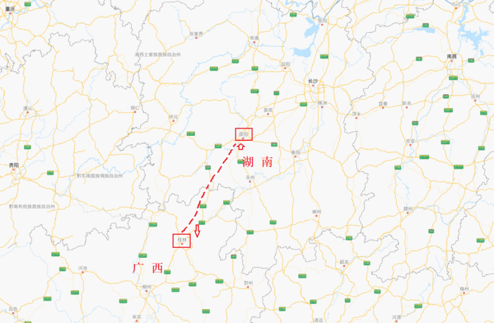 又一条湘桂省际快速通道-白新高速公路全面开工