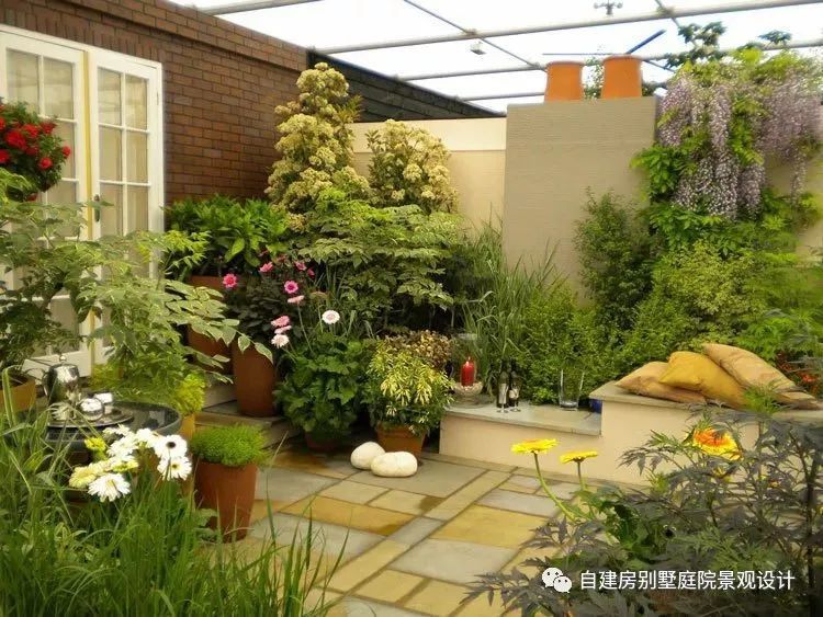 10多款适合私家小花园的实景案例-豪宅自建房别墅农村