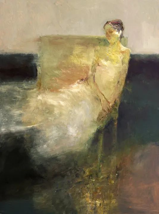 美国画家丹·麦考油画作品用最少的元素来表达情感,少