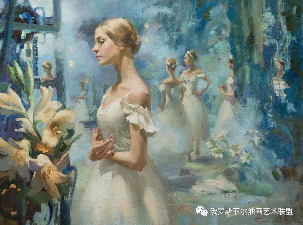 俄罗斯画家阿纳斯塔西娅沃斯特雷佐娃漂亮油画作品欣赏