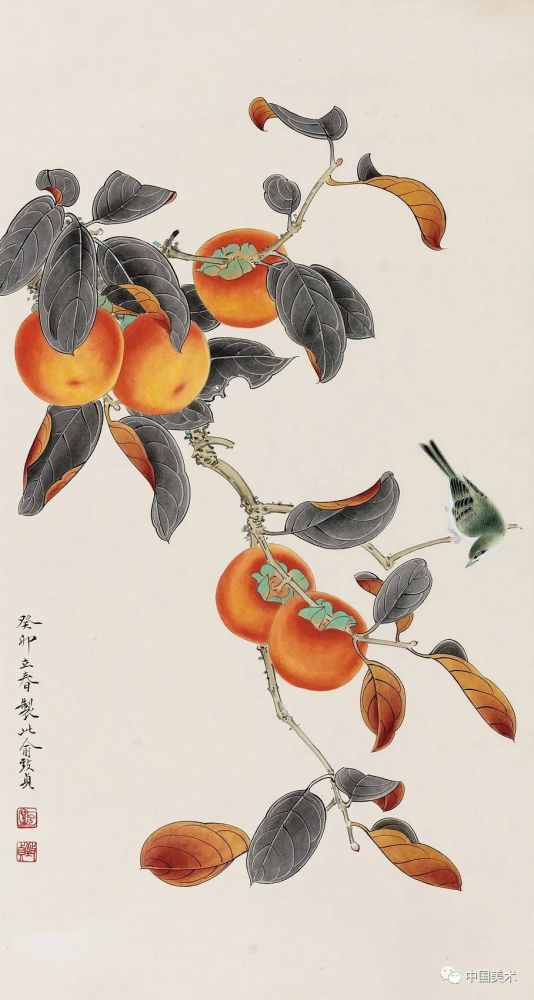 俞致贞(1915-1995,二十世纪中国工笔花鸟画坛的领军大家之一,被