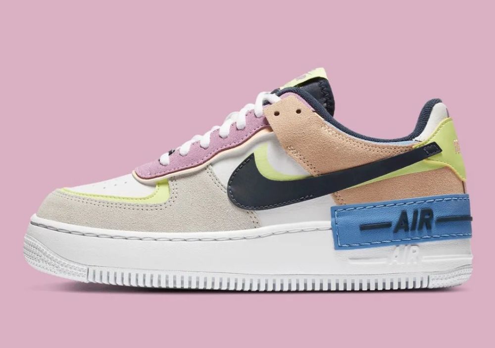 nike af1 shadow "彩虹"曝光,上脚超好看!