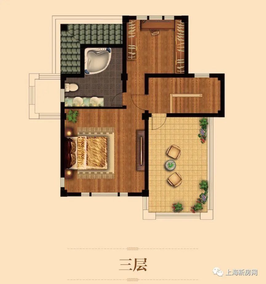 地铁旁千万级(类独栋)联排别墅「安亭誉墅」建面约270-300平 花园达50