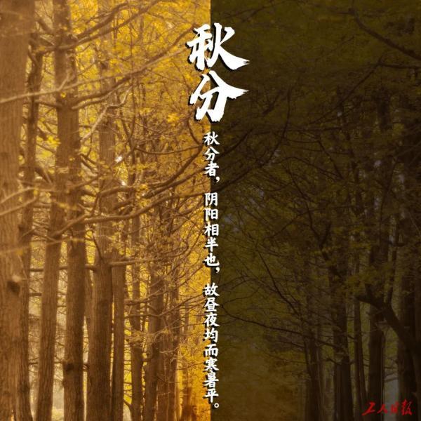 今日秋分:一候雷始收声,二候蛰虫坯户,三候水始涸