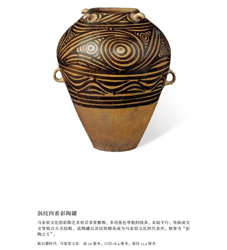 1月22日 涡纹四系彩陶罐