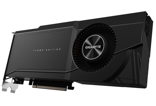 技嘉将推出rtx3090turbo版显卡采用涡轮式风扇散热仅有双槽厚度