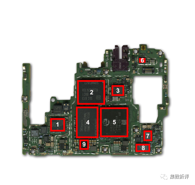 荣耀x10手机拆解