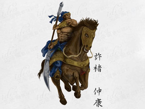 许褚与高览战平赵云一枪刺死高览为何赵云杀不了许褚