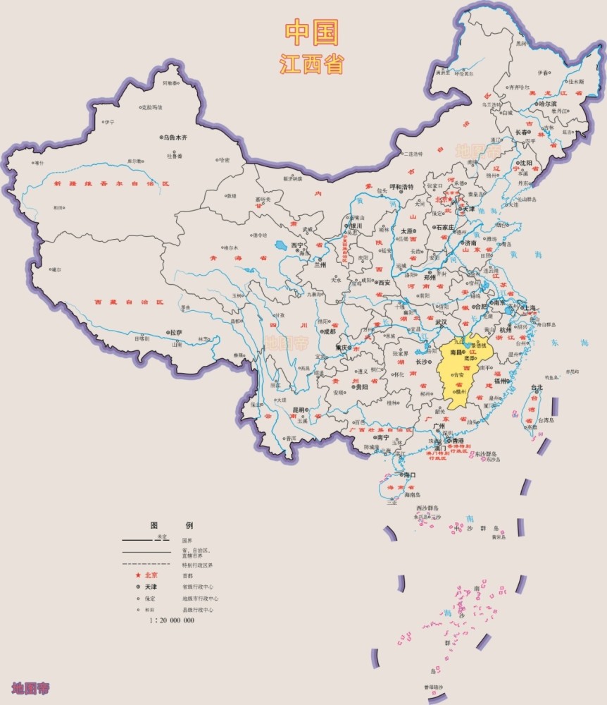 河南河北湖南湖北有江西省为何没有江东省