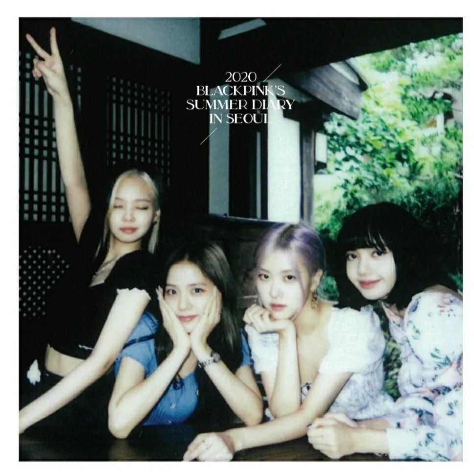 blackpink回归后首本写真集!胶片女孩专属的夏日日记