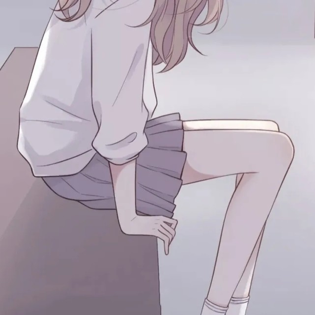 不露脸动漫女生头像:愿陪你三世,一世枕边书,一世怀中