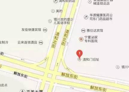 意3西门叫"镇远门,位置大约在今天银川市解放西街与进宁街的交叉路口